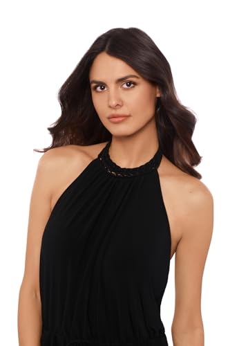 MagicSuit Women's Swimwear Solids Piper Underwire Halter One Piece Swimsuit2