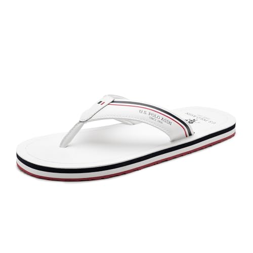 Image of U.S. Polo Assn.| NESTA LT. GREY| Stylish slider Flipflops for Man