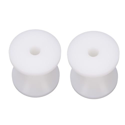 Marine Keel Roller, 2Pcs White Bow Boat Rollers 51x50mm for Yachts Lifeboats
