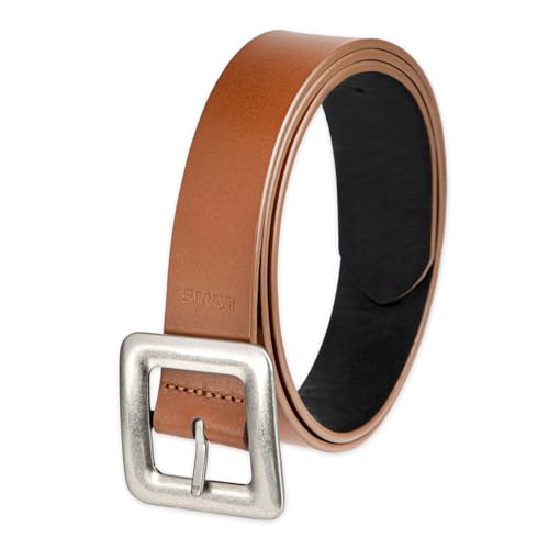 Levi's womens Two-in-one Reversible Square Statement Buckle Casual Belt3
