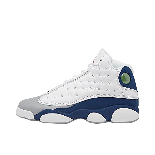 Jordan Boy's Air 13 Retro (Big Kid) White/Fire Red/French Blue/Light Steel Grey 4.5 Big Kid M