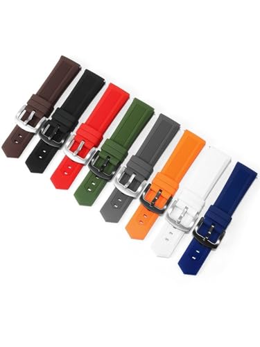 Bracelet de montre en silicone universel 22 mm résistant à la sueur - 5