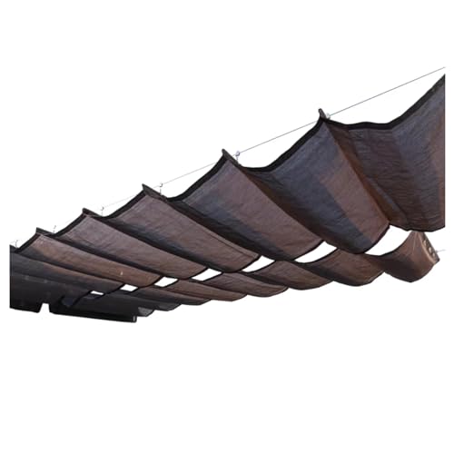 Voile d'ombrage rétractable en polyéthylène haute densité