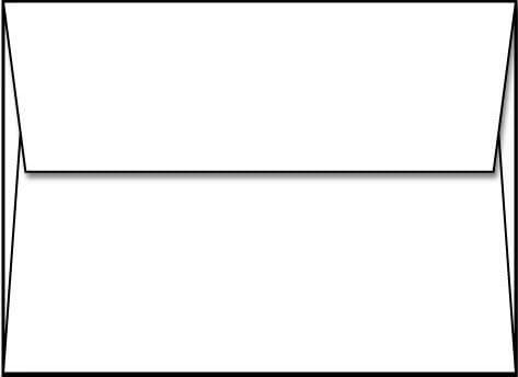 Limited Papers A2 envelopes white paper envelopes square flap, for invitations card envelopes - 250 Envelopes