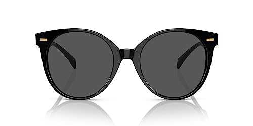 Versace VE 4442 GB1/87 Black Acetate Round Sunglasses Dark Grey Standard Lens4