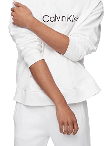 Image of Calvin Klein Men's Relaxed Fit Logo French Terry Hoodie