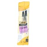 Bic Cristal Black Ball Point Pen 2 pk