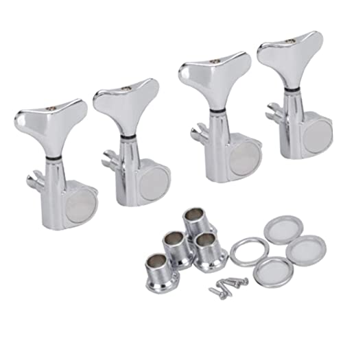 ULDIGI 4pcs 4r Bass Tuners Machine Heads Guitar Bass Tuning Pegs Locking Tuners Replacement