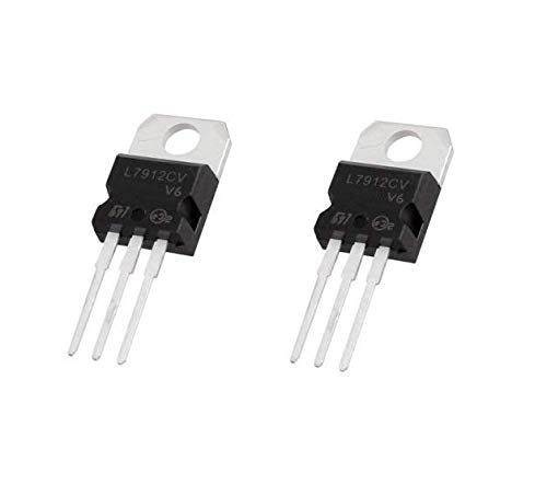 L7912CV/7912 NEGATIVE VOLTAGE REGULATOR -12V 1.5A TO-220 PACK OF 2PCS