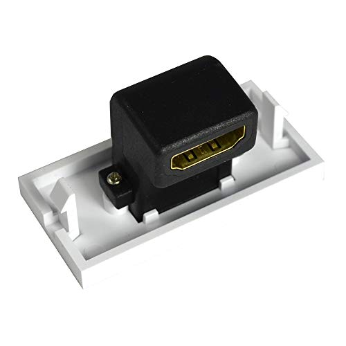 HDMI Angled Module 25mm x 50mm White Adapter faceplate SX7080WH