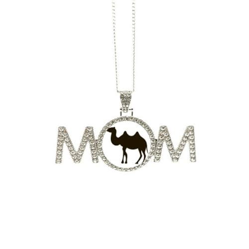 Collier noir camel animal mignon en taille M pour femme