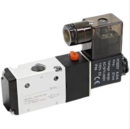 Électrovanne pneumatique 3V210-08 avec commutation rapide 2 positions