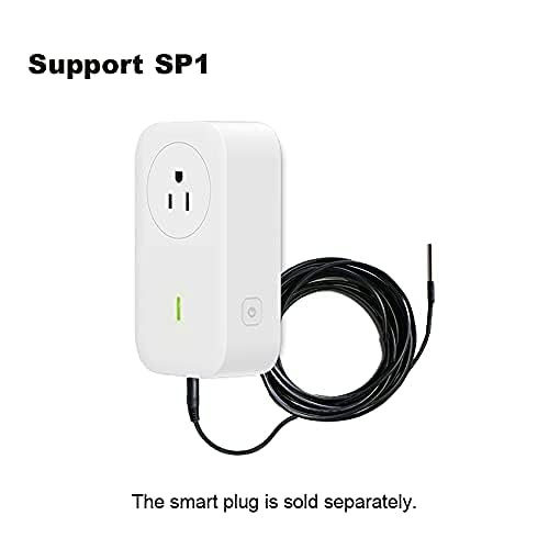 DS18B20 Digital Temperature Sensor with 3.5mm Audio Plug 20×7.5×3.7mm Waterproof Flat Probe 1