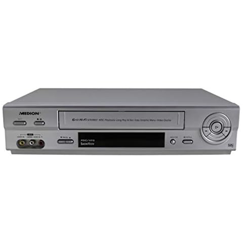 Medion MD 42277 VHS Videorecorder in Silber Cover