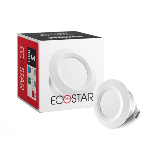 Image of Goldmedal Ecostar 3W LED COB Round Spot Light- Blue | Pack of 1|Up to 80 Lumens per Watt | Cut-Out Size: O31mm | Dimension: O45X20mm | for Indoor Application