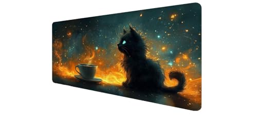 Tapis souris XXL étanche avec base antidérapante pour PC portable