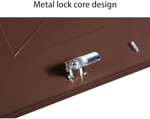 Outdoor Wall Mount Mailbox with Post, Durable Garden Mailbox for Home & Coffee Shop, Stylish Weather-Resistant Postbox for Outside Use