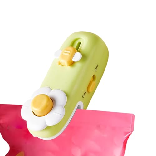Dispositivo de soldadura de aluminio | Dispositivo de vacío | Máquina de sellado | Cortero de la bolsa y sellado magnético 2 en 1 esfuerzo recargable para chips de alimentos cocinas de almacenamiento