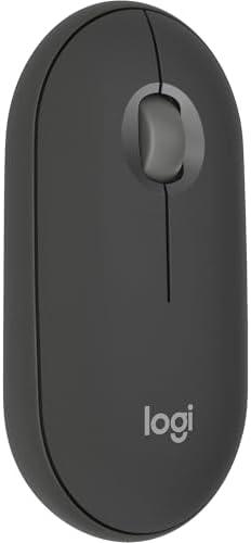 Logitech M350s Pebble Mouse 2 İnce Bluetooth Kablosuz Mouse, Taşınabilir, Hafif, Özelleştirilebilir Tuş, Sessiz Tıklama, Windows, macOS, iPadOS, Android, Chrome İşletim Sistemleri, Easy-Switch, Siyah - Görsel 2