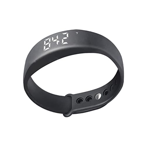 Clispeed Silicone Wristbands Black Bracelet Smart Watches For Men Lightweight Watch Corsage Wristlet Men Watches Smart Bracelet Smart Wristband Smart Wristband With Sleep Monitor Pedometer #TOP4