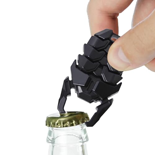 Pequeño Abrebotellas | Abridor De Chapas Con Forma De Escarabajo Clicker Para Dedos - Herramienta de Apertura Portátil para Adultos Barbacoa Camping Viajes Cocina Exterior Restaurante Boda Hombre Padr