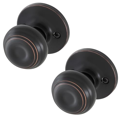 Honeywell 8101403 Classic Passage Door Knob, Oil Rubbed Bronze - Image 2