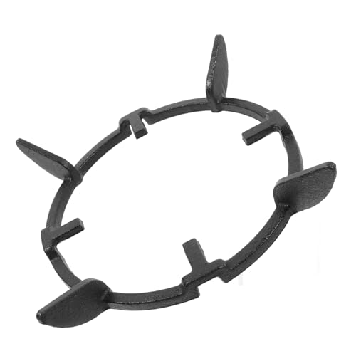 BEBEMOKO Soporte de Hierro Resistente para Estufa de Gas Estante Antideslizante para Wok y Ollas Diseño Portátil y Estable para Cocción Segura Cocina
