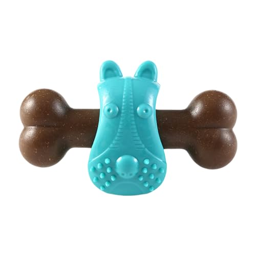 Yonuaret Juguetes para Perros Masticadores Agresivos - Hueso Dispensador De Snacks para Cachorros | Canino para Masticación Dentición Estimulación Mental Aburrimiento | Diversión