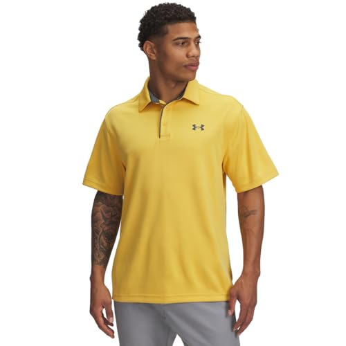 Image of Under Armour Men's Polyester Solid Tech Polo | T-Shirt | 1290140-001