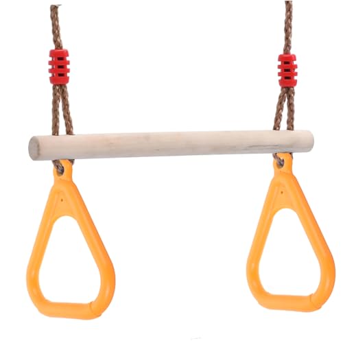 Abaodam 2pcs Anillas de Gimnasia Triángulo Naranja miniatura 5