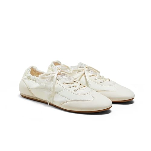 VIVAIA Yancy Round-Toe Jogger Re-Nylon Sneakerina Old Money Style