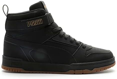 PUMA Men's RBD GAME BUCK Sneaker, Puma Black-Puma Black-Puma Team Gold, 6.5 | Image 3