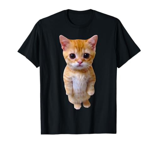 El Gato Meme Sad Crying Cat Munchkin Kitty Meme Trendy T-Shirt Small