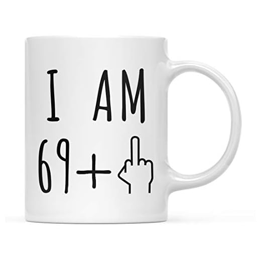 I Am 69 + 1 Middle Finger Birthday Mug