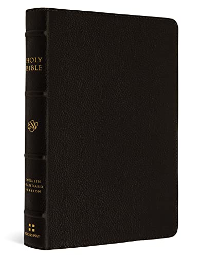 Image of ESV Large Print Compact Bible, Red Letter (Buffalo Leather, Deep Brown): Holy Bible, English Standard Version