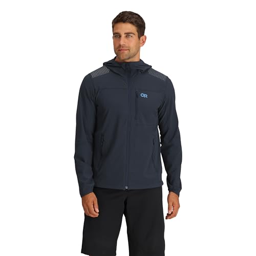 Outdoor Research Men’s Ferrosi DuraPrint Hoodie, Dark Navy, S