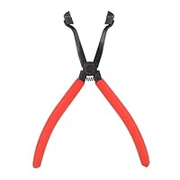 KIMISS Bremsfederzange, Universell Einsetzbare Trommelbremsen-Niederhaltefederzange, Hohe Festigkeit, Einfache Bedienung, Federplattenzange für Trommelbremsen,