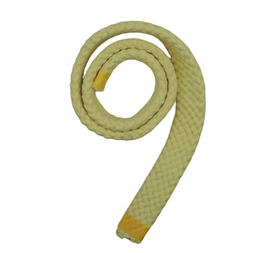 Mecha tubular de cuerda de aramida de 22 x 6 mm, funda de Kevlar puro para equipos de malabares de fuego, fuerte absorción de aceite, espada de fuego, cubo de fuego, personal tailandés, 1 m