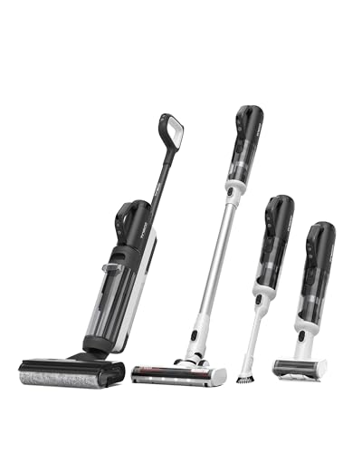 Tineco Floor One Switch S6 Nettoyeur de Sol, Aspirateur Laveur sans Fil 5-en-1, Séchage Flash en 5...
