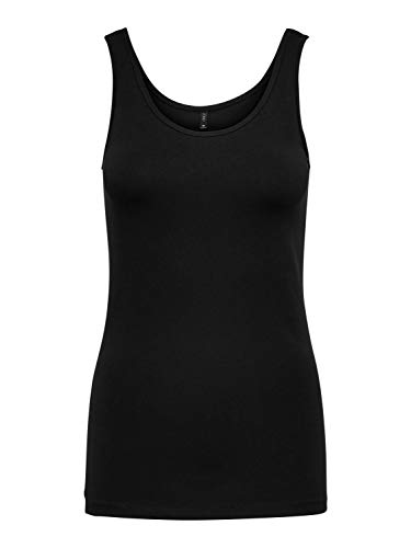 ONLY NOS 15095808 Débardeur, Noir (Black Black), 44 (Taille Fabricant: X-Large) Femme