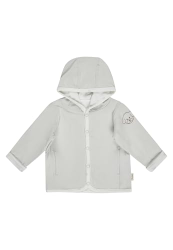 Sterntaler Babyjacke Zum Wenden Pfoten Chaqueta de bebé con Patas Reversibles, Plata, 50 para Bebés