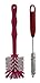 Produktbild HG Verlag - Reinigungsset Spülbürsten Ideal für den Thermomix Bürste TM6 TM5 + TM31 sowie Mixertöpfe usw. (2X rot)