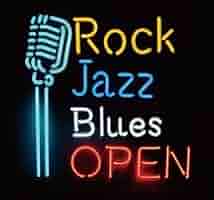 ＭＹー２０ ネオン看板 Rock Jazz Blues OPEN 激安 ROCK JAZZ BLUES OPEN ネオンサイン 通販商品ページ