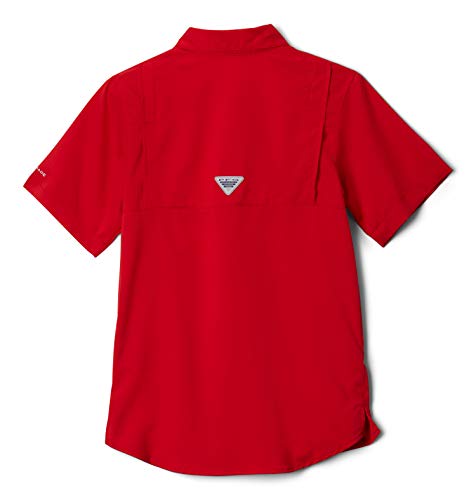 Columbia Boys PFG Tamiami Short Sleeve Shirt, Red Spark, X-Large2