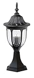  Luminaire Petit Lampadaire Extérieur Lanterne De Jardin Traditionnel Lampe Sur Pied IP43 Noir 2/2/878