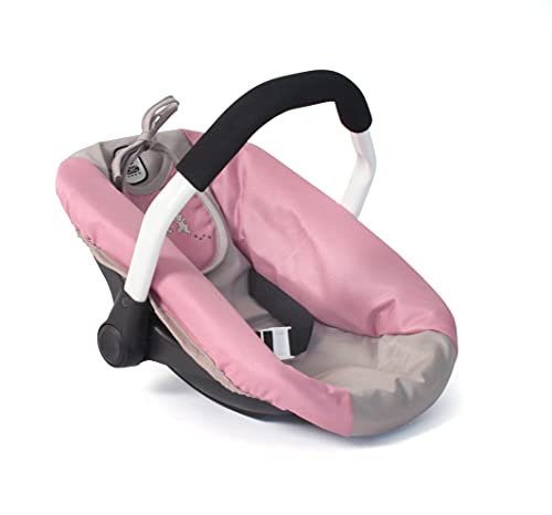 Bayer Chic 2000 - Puppen-Autositz für Baby-Puppen Puppentrage Puppenzubehör Bärchen rosa
