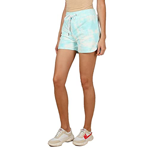 Image of by Shoppers Stop Regular Fit Thigh Length Cotton Womens Active Wear Shorts
