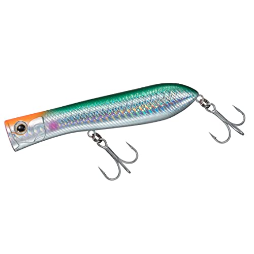 Daiwa Salty Pop 95F Orange Head Silver-Stripe Herring Flash