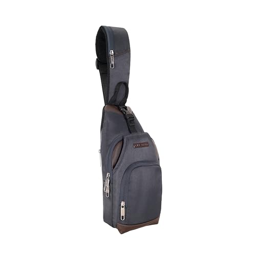 Image of Lavie Sport Atmos cheststrap Sling Bag | Stylish Crossbody Bag | Bag for Travel | Multipurpose Crossbody Bag with Adjustable Strap for Travel and Office Use | Shoulder Bag for Women