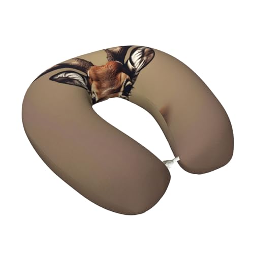 Almohada ergonómica de poliéster para viaje miniatura 2